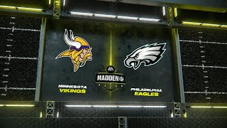 Madden 24  Minnesota Vikings  Philadelphia Eagles  Week 2 Thursday Night Football [upl. by Orapma]