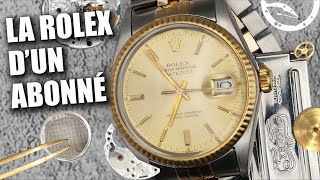 Restauration dune Rolex dun Abonné  Rolex Datejust 16013 [upl. by Ehling]