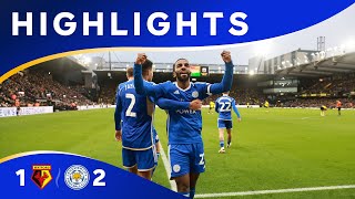 Ricardo Wins It With AMAZING Team Goal 🤩  Watford 1 Leicester City 2 [upl. by Lexine202]