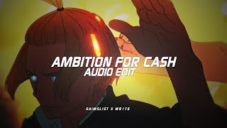 ambitition for cash  key glock edit audio collab with wr1teaudios [upl. by Baugh]