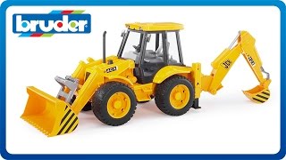 Bruder Toys JCB Backhoe Loader 02428 [upl. by Anaehr]