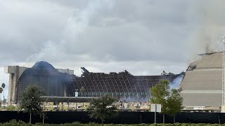 Tustin Hangar Fire • Tuesday Morning [upl. by Eiclud]