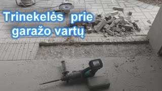 Mano šeštadienis Trinkelių privedimas prie garažo vartų [upl. by Gorski883]