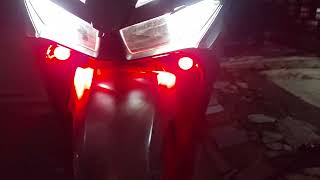 Pasang Lampu Bullaes D2 Pro Laser Devil Eyes Merah 20 watt di motor Vario LED New [upl. by Behlke]