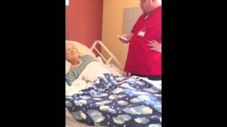 Hospice Worker Sings To Patient [upl. by Yelsel]