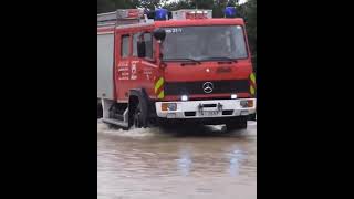 Major flood after dam break in Augsburg of Bavaria Germany 🇩🇪 01062024 [upl. by Suolekcin918]