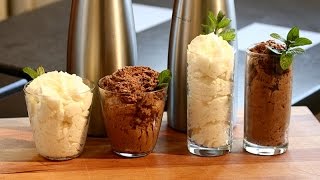 recette mousse chocolat blanc ou noir au siphon [upl. by Anelliw]