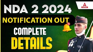 🔴NDA 2 2024 Notification OUT  NDA 2 2024 Vacancy Syllabus Eligibility Exam Date  Full Details [upl. by Lleumas311]