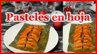 Pasteles En HojaReceta Dominicana [upl. by Angele501]