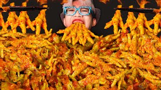 ASMR Kuah Cabe CEKER AYAM Level Iblis 1 Juta Spicy Chicken Feet Mukbang Eating Sounds [upl. by Azila]