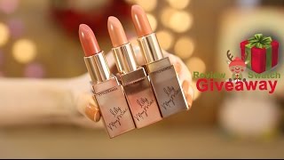 RƯ REVIEW ♡ SWATCH SON 3CE LILY MAYMAC MATTE LIP COLOR  GIVEAWAY [upl. by Aynekal]