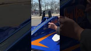 Installing Vinyl Decal Lettering on a Slingshot [upl. by Parthenia]