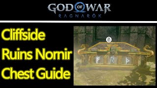 God of War Ragnarok Cliffside Ruins nornir chest location guide [upl. by Blanding115]