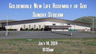 Goldendale New Life Assembly of God Live July 14 2024 [upl. by Anatol946]