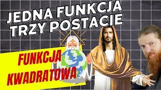 FUNKCJA KWADRATOWA wzór w postaci ogólnej kanonicznej iloczynowej LEKCJE Z FSOREM 46 [upl. by Torrin]