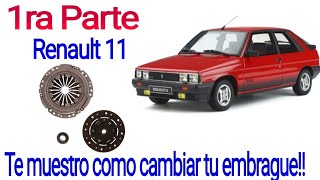 Cambiando embrague Renault 11 1ra Parte [upl. by Niai]