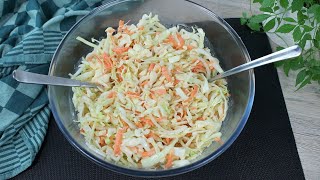 Krautsalat super lecker 👌🏻 einfach gemacht 🤗 Coleslaw [upl. by Orozco815]