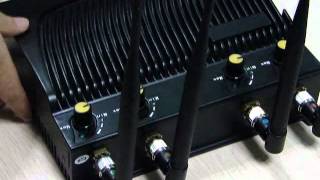 High Efficient Cellphone jammer WIFI jammer GPS jammer VHF Jammer UHF jammer [upl. by Eisdnyl]