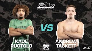 CJI  Kade Ruotolo vs Andrew Tackett Semi final full match craigjonesinvitational [upl. by Eylk]