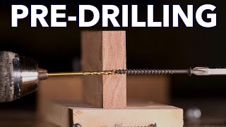 Choosing The Right Size Pre Drill Bit  Beginner [upl. by Fredkin]