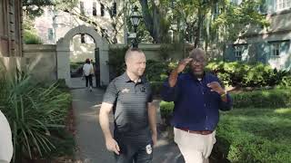 College of Charleston Mens Basketball Coachs Corner [upl. by Arej410]