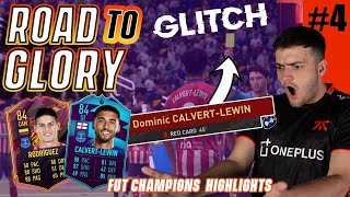 CRAZY GLITCH ON MY 1ST ROAD TO GLORY FUT CHAMPS WEEKEND LEAGUE FIFA 21 ROAD TO GLORY 4 [upl. by Spatola432]