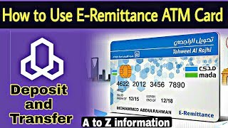 How to Use ERemittance ATM Card in Al Rajhi Bank of Saudia Arabia [upl. by Fleisher]