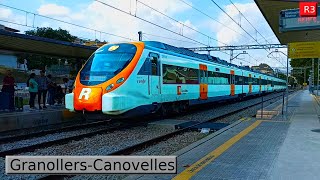 GranollersCanovelles R3  Rodalies Barcelona  Renfe Civia [upl. by Ahsym689]