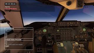 Japan Airlines Flight 123  XPlane 11 accident simulation  Cockpit view [upl. by Ardnod26]