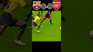 Barcelona vs arsenal 2006 UCL Final championsleague shorts youtubeshorts [upl. by Oedama840]