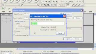 How to Converting Multiple Audio Files in Audacity  FLAC to MP3 w Annotations [upl. by Anyzratak740]