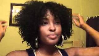 invisible part quickweave with kinky curly hair [upl. by Cutlerr]