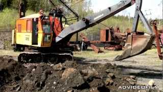 Åkerman 575 Lingrävmaskin  Cable backhoe [upl. by Meurer]