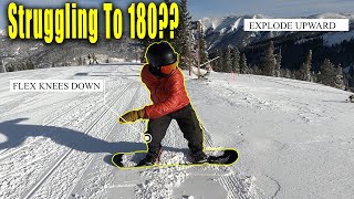 Ultimate Snowboard Guide To Frontside 180s [upl. by Tiossem2]