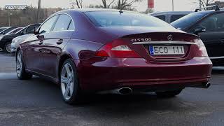 2006 MercedesBenz CLS coupe C219 CLS 500 306 Hp Pure Exhaust Sound [upl. by Eibur]