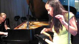 Studio 360 Theremin Virtuoso Pamelia Kurstin and Pianist Pete Drungle live [upl. by Octavie229]