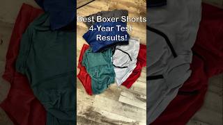 Best Boxer Shorts  4 Year Test Results [upl. by Ornie351]