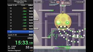 Former WR Nitrome Must Die  Full Game in 21057 [upl. by Nnadroj]