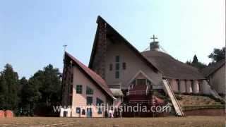 The oldest catholic cathedral in North East India Kohima [upl. by Sivahc813]