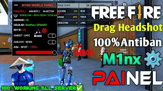 OB45 Update M1NX VIP PANEL🔥Free fire 100Antiban Drag Headshot Rank Working Mobile  New Sensi Hack [upl. by Bettine]