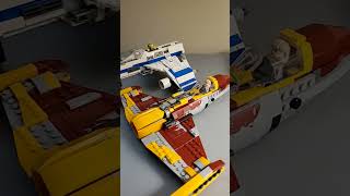 Shelfwarmers 16 legostarwars ahsoka 75364 New Republic Ewing vs Shin Hatis starfighter [upl. by Fan]