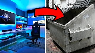 I Turned an Old Dumpster into an Epic Secret Room [upl. by Eikcim]