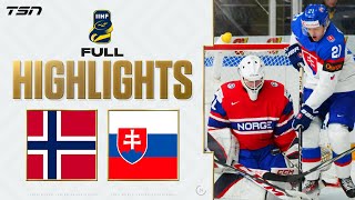 Norway vs Slovakia FULL HIGHLIGHTS  2024 World Junior Championship [upl. by Turpin560]