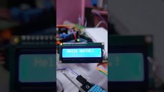 Lcd Display Testing with Audrino Mega sensor project arduino microcontroller communication [upl. by Assenov]