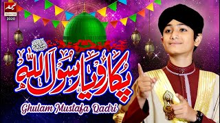 New Rabi Ul Awal Title Naat 2020  Pukaro Ya Rasool Allah ﷺ  Ghulam Mustafa Qadri [upl. by Eseer597]