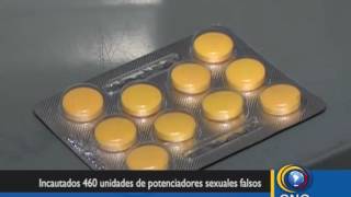 Policía incautó potenciadores sexuales falsos [upl. by Nov]