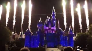 Disneyland Forever Fireworks Final Show September 5 2016 Front Row [upl. by Borlow277]