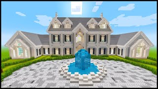 Minecraft How to Build a Mansion 4  PART 1 [upl. by Lucey420]