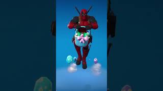 HOPPITY Emote Showcase ft Deadpool  Fortnite shorts [upl. by Zanze]