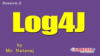 Log4J Tutorial in Java  Session2  by Mr Nataraj [upl. by Cirdek]